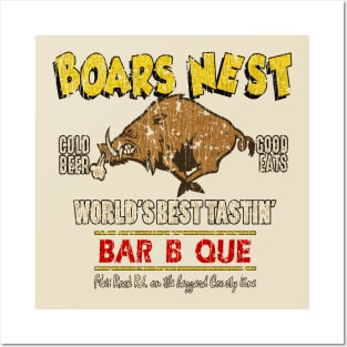 The Boars Nest // 80s Vintage Posters and Art